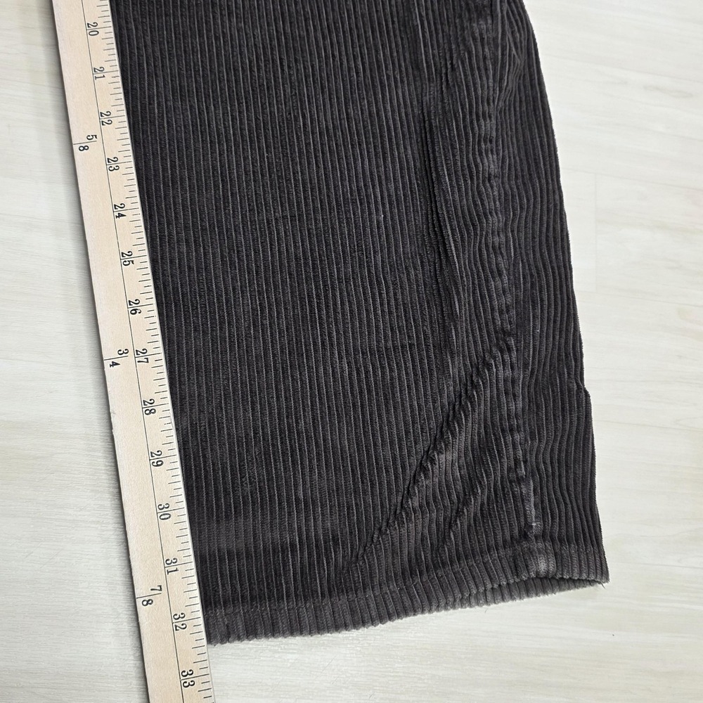 Vintage Levi's SilverTab‎ Baggy Brown Corduroy Wide Leg Pants Mens 34x32 90s - Picture 6 of 9